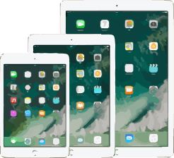 Apple iPad mini、iPad pro